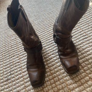 Frye Harness Biker Boots